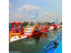 Bâche en PVC 0 . 9 mm jouets gonflables de piscine d'eau de défi d'aqua run
 avec prix de gros
