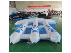 Inflatable Water Games, Inflatable Flying Fish Tube For 6 Persons & Fun Rides